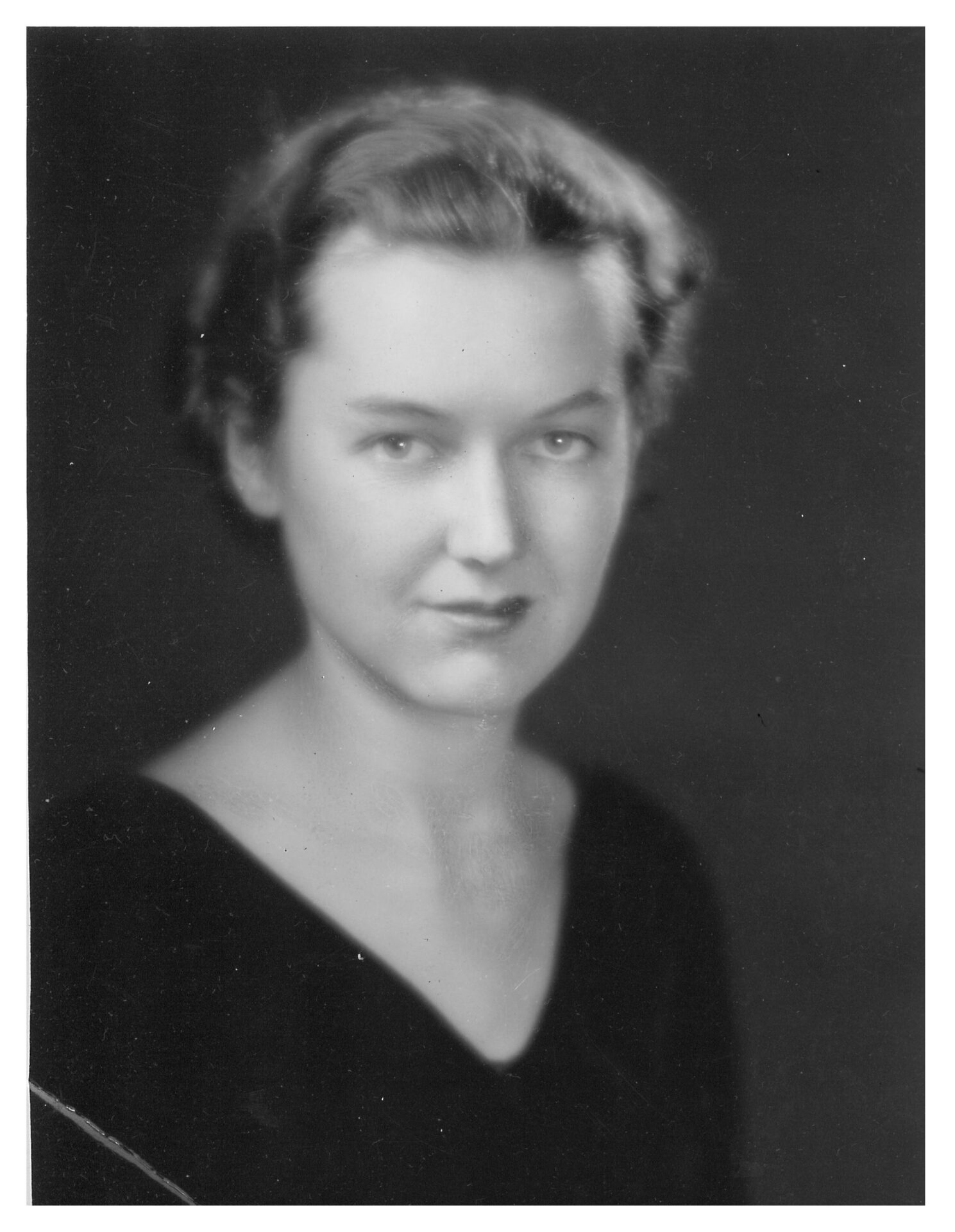 An undated photograph of Madeline Clark Wallace