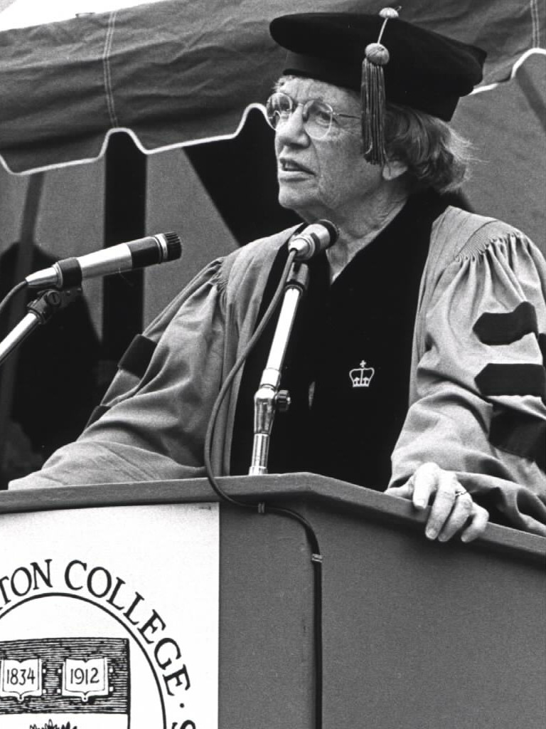 Margaret Mead Speaks At Commencement College History Wheaton